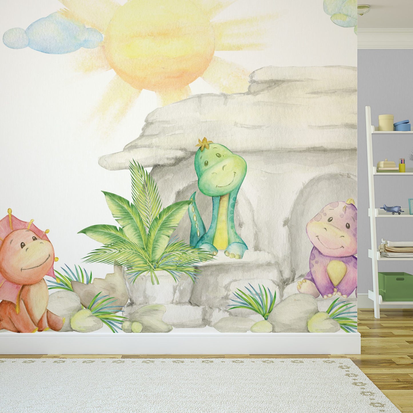 Interior,Of,Nursery.,3d,Render.,Pictures,In,Frames,Was,Painted