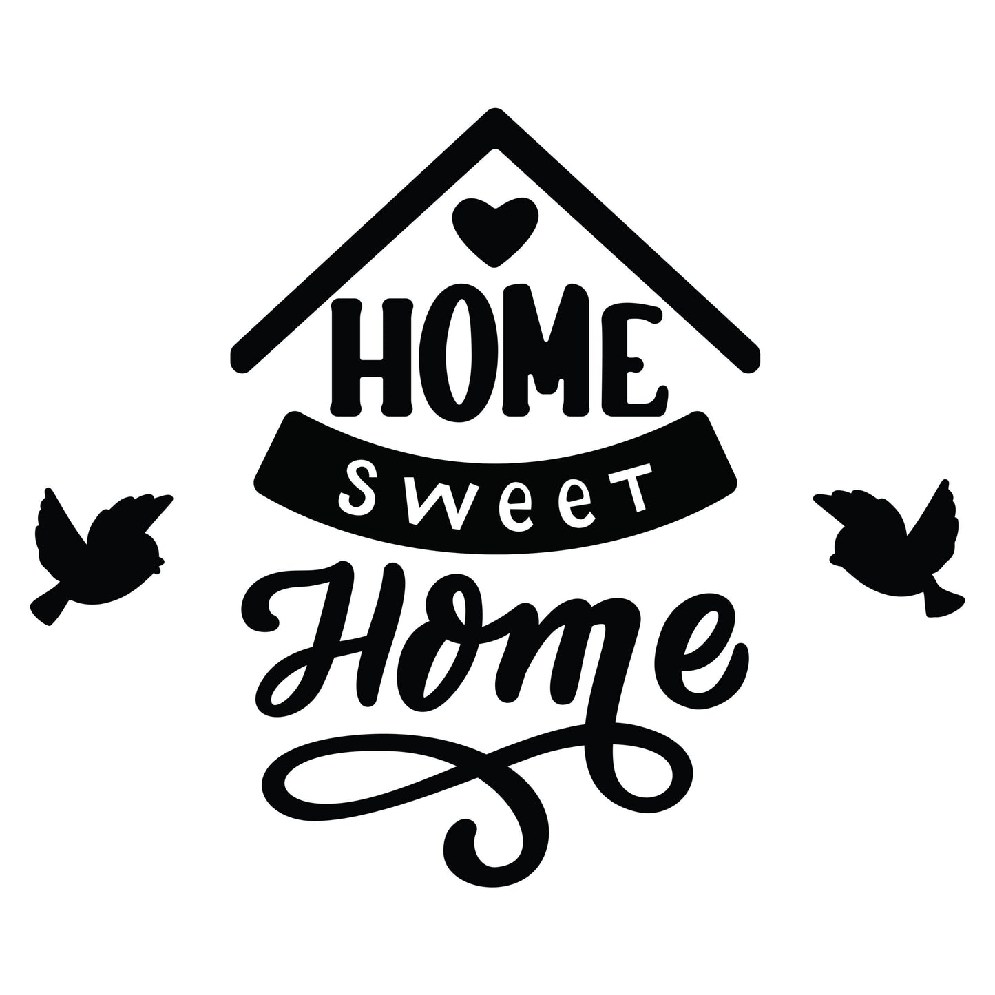 Adesivo de Parede com Ganchos Frase Home Sweethome