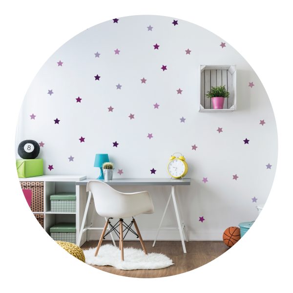 Estrelas Roxo e Lilas