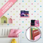 Adesivo de Parede Infantil Bolinhas Candy Colors Livreiros