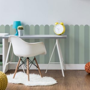 Adesivo de Parede Cerca tons de verde Quarto Infantil