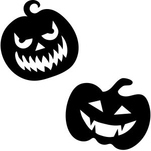 decoracao de halloween aboboras