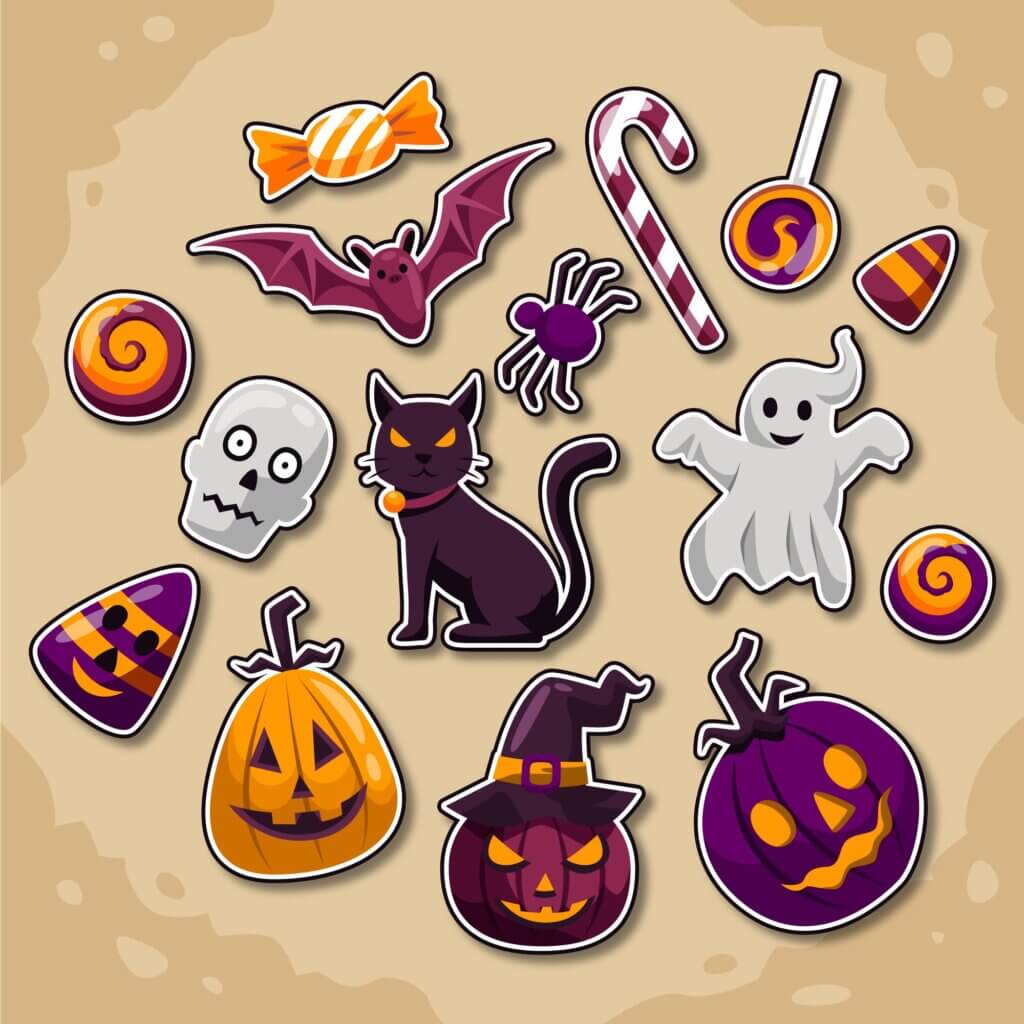 Adesivo Decoração Halloween: Como Usar Adesivos para uma Festa Assustadora