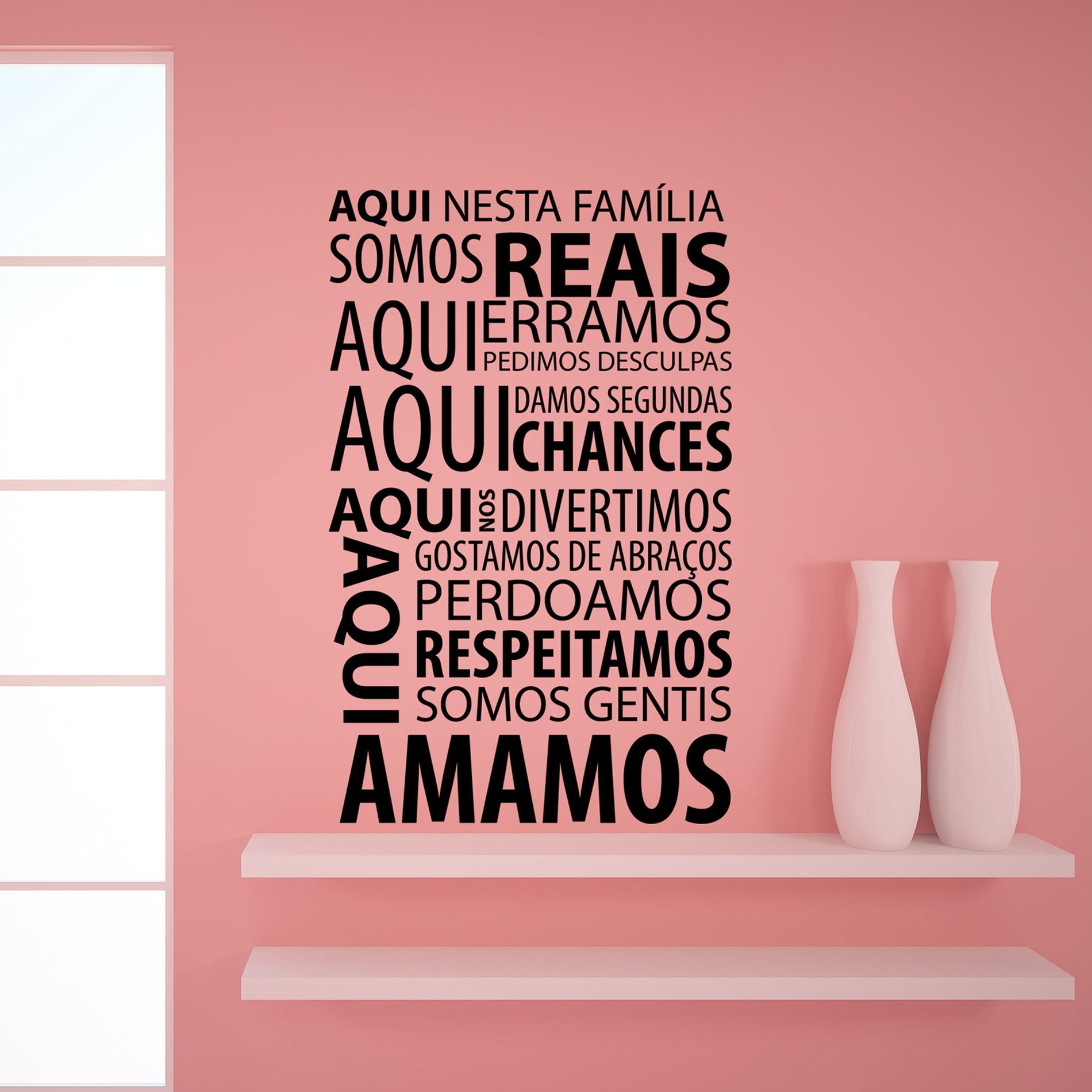 Adesivo de Parede Nesta Familia