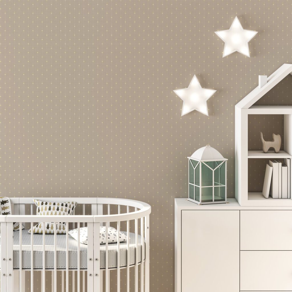 Papel de Parede Estrelinhas Infantil – Adesivo 2,70×0,57m