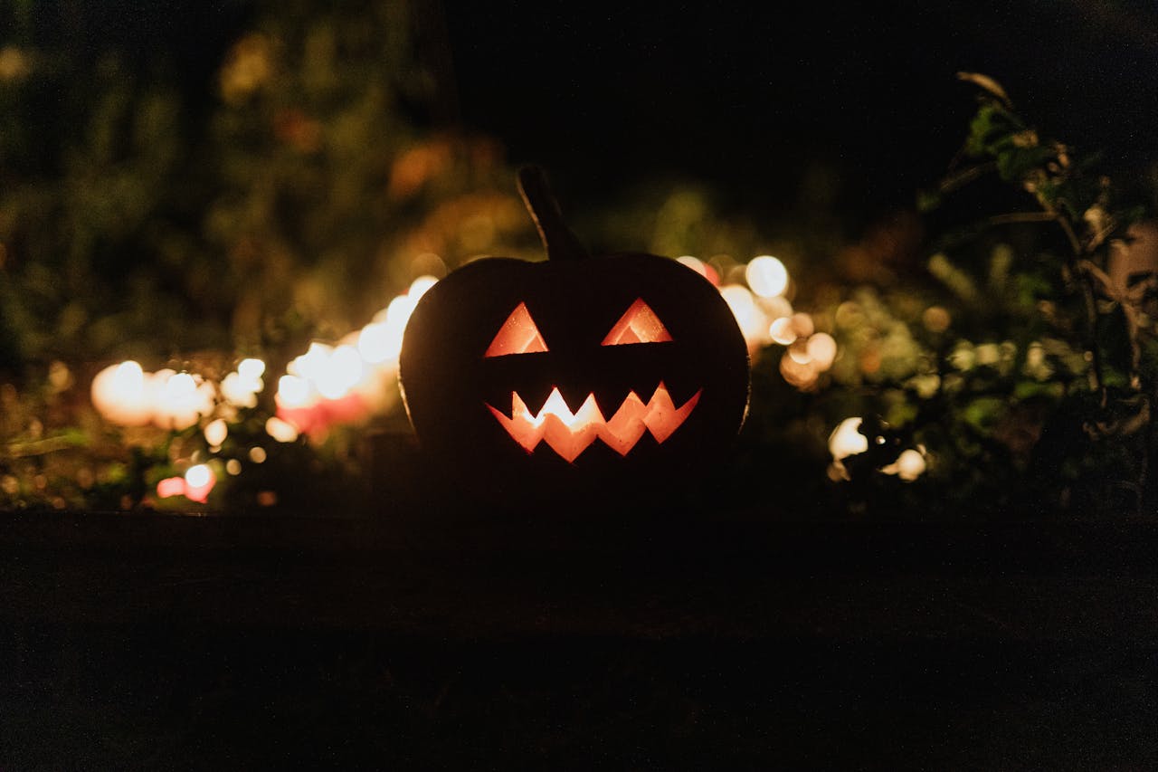 Adesivo de Parede de Abóbora: Decoração Temática para o Halloween