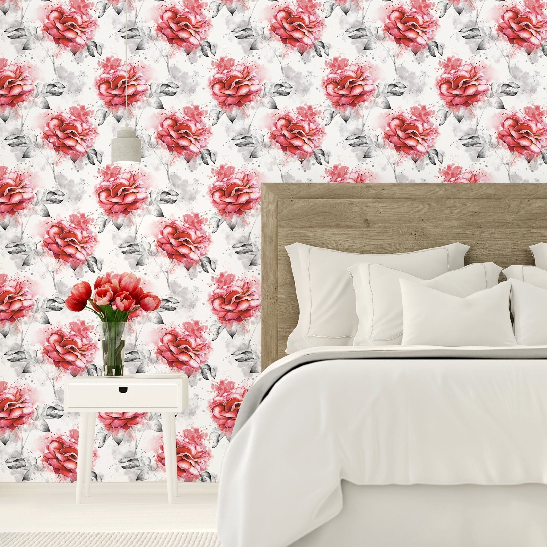 Papel de Parede Adesivo Riscos Rosa
