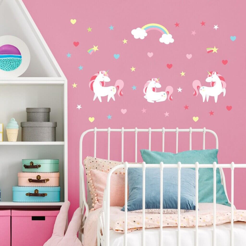 Adesivo de Parede Unicornio Magico