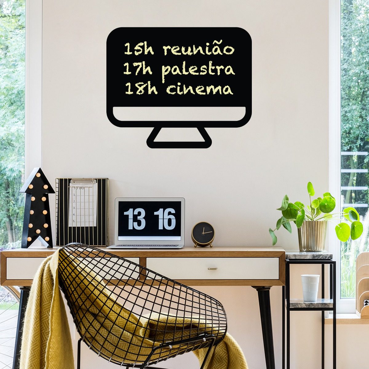 Adesivo de Parede Lousa iMac