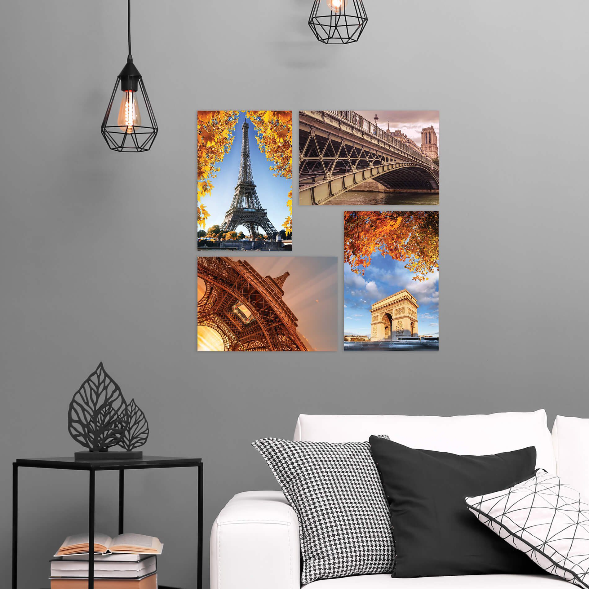 Placas Decorativas Paris Fotos para Sala MDF