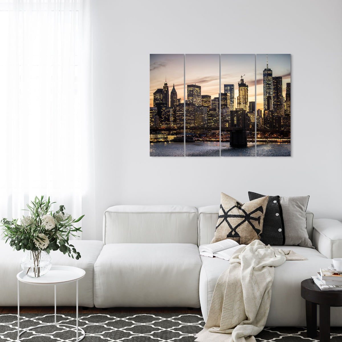 Placa Painel Decorativa em MDF Foto Manhattan