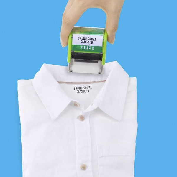 Carimbo personalizado para roupas e uniformes