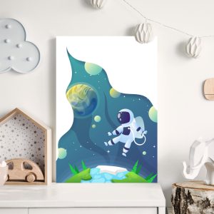 Stylish,Scandinavian,Newborn,Baby,Room,With,Wooden,Toys,,Elephant,,Cotton