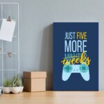 Placa Decorativa Frase Gamer Geek 1 20x30cm
