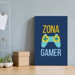 Placa Decorativa Frase Gamer Geek 2 Português 20x30cm