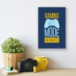 Placa Decorativa Frase Gamer Geek 3 30x40cm