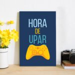 Placa Decorativa Frase Gamer Geek 4 Português 30x40cm