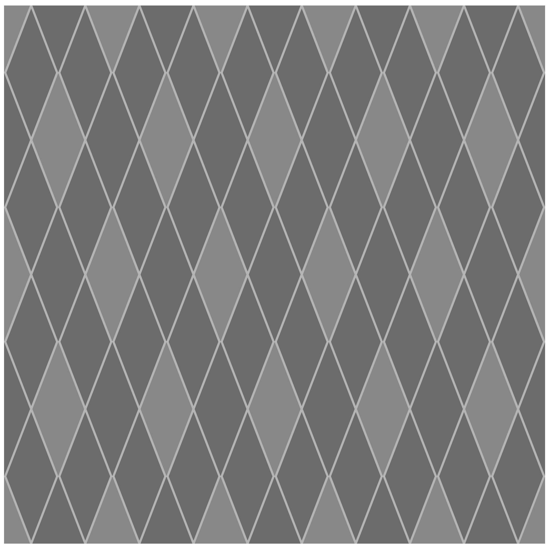 Imagem mostrando o padrão geométrico do papel de parede com especificações técnicas