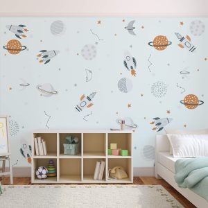 Papel de Parede Menino Espaço