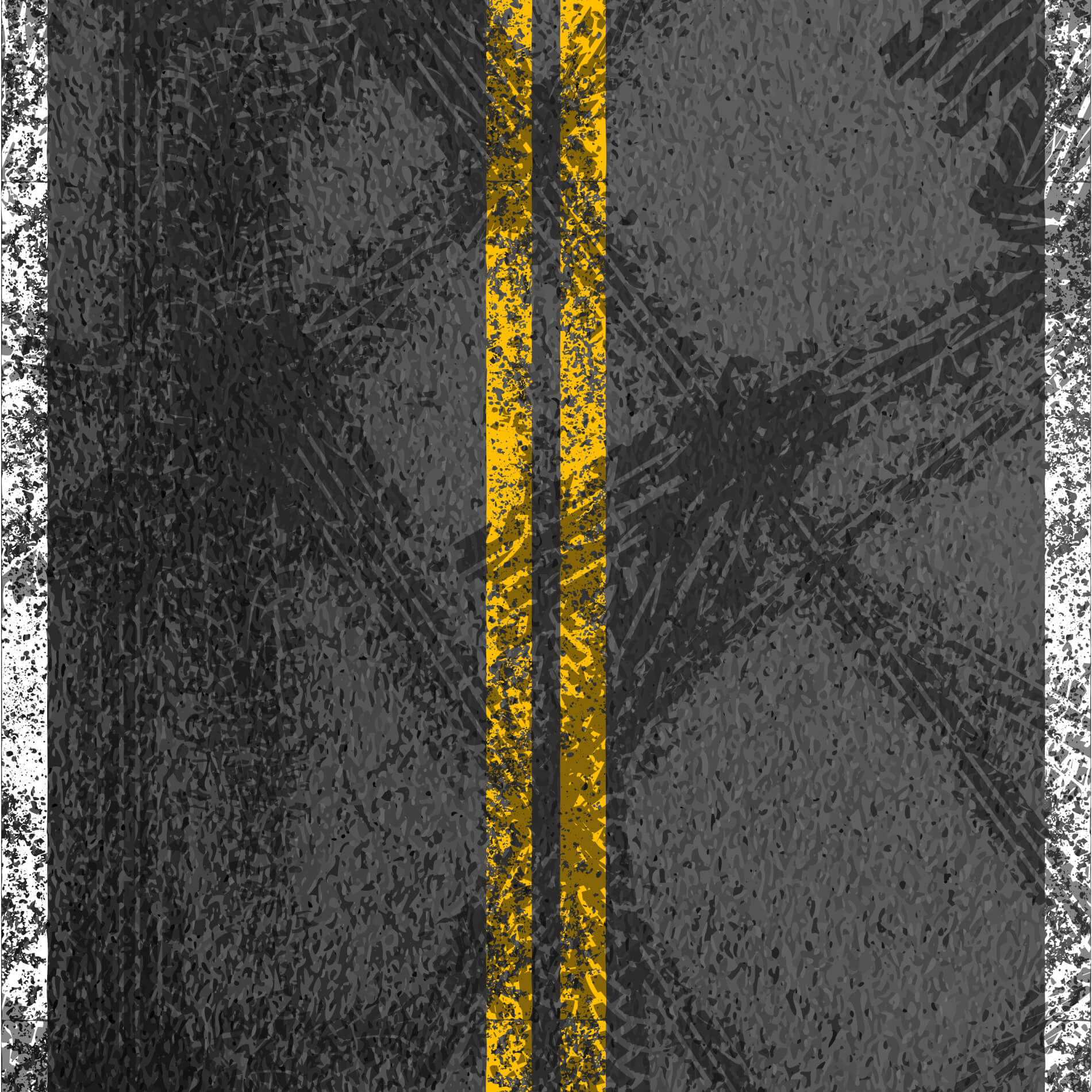 Imagem detalhada do papel de parede adesivo estrada corrida com especificações técnicas visíveis.