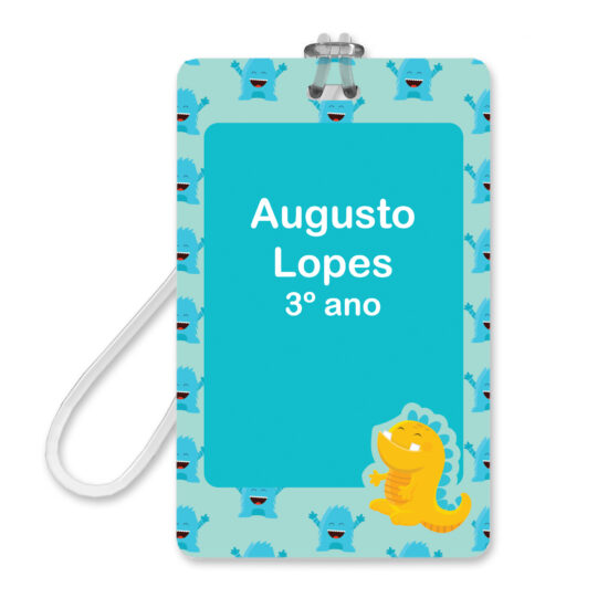 Etiquetas Escolares Personalizadas Monstrinhos Tag Mochila