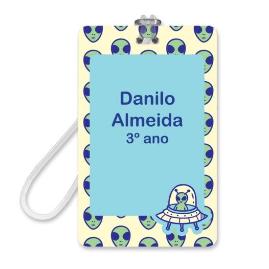 Etiquetas Escolares Personalizadas Astronauta 2 Tags Mochila