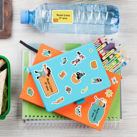 Adesivo para Material Escolar Adesivo para Material Escolar