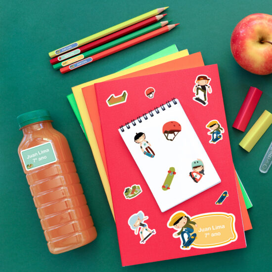 Etiquetas para Material Escolar Etiquetas para Material Escolar