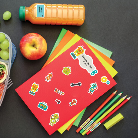 Adesivo para Material Escolar Adesivo para Material Escolar