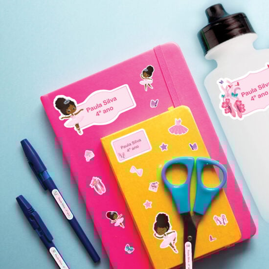 Etiquetas Cadernos Escolares Etiquetas Cadernos Escolares