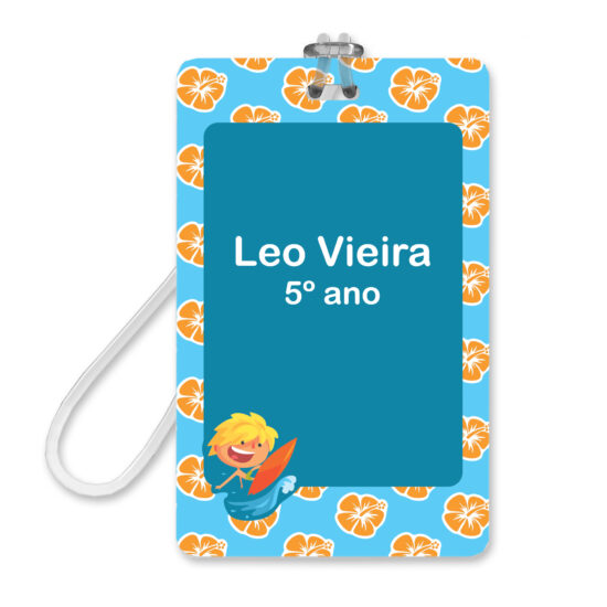Etiquetas Escolares Personalizadas Surf Praia Tag Mochila