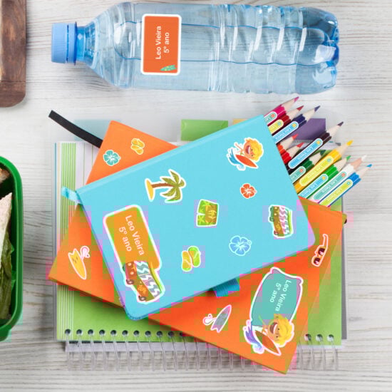 Adesivos para Cadernos Escolares Adesivos para Cadernos Escolares