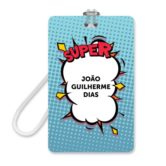 Etiquetas Escolares Personalizadas Quadrinhos e Tag Mochila