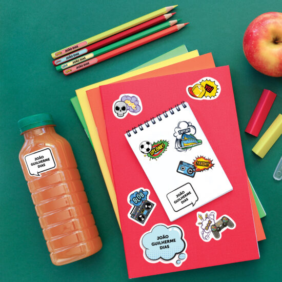 Etiqueta Escolar Infantil