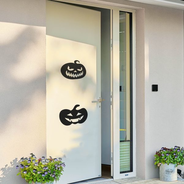 decoracao de halloween aboboras