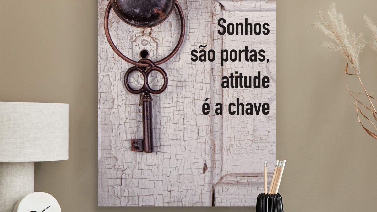 Placas Decorativas com Frases Motivacionais