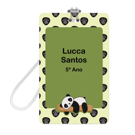Etiquetas Escolares Panda Azul Personalizadas 2 Tags Mochila Etiquetas Escolares Panda Azul Personalizadas 2 Tags Mochila