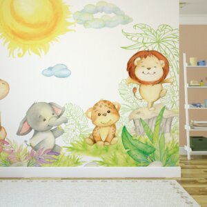 Interior,Of,Nursery.,3d,Render.,Pictures,In,Frames,Was,Painted