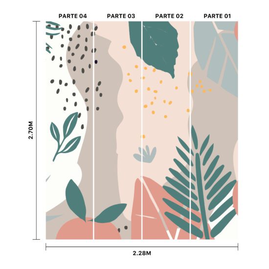 Papel de parede florido