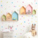 Adesivo De Parede Bolinhas Irregulares Candy Colors 2m²