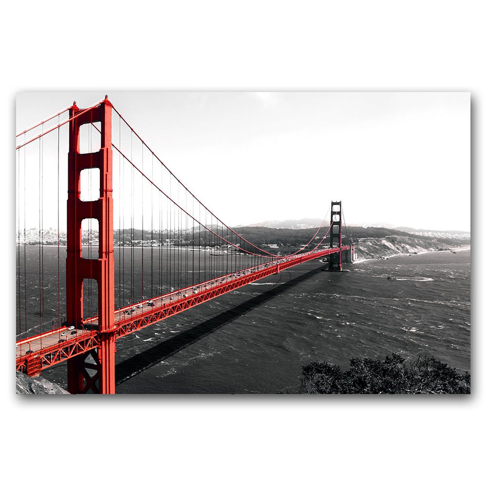 Placa Decorativa Golden Gate San Francisco