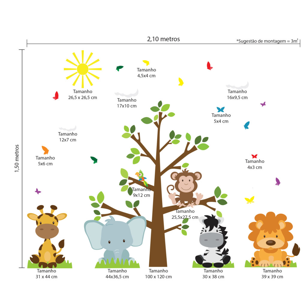 Adesivo de Parede Infantil
