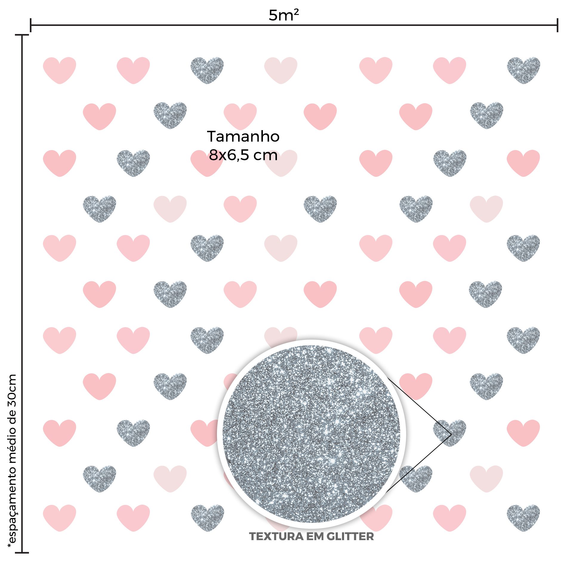 adesivo_coracoes_tons_de_rosa_com_glitter_detalhes