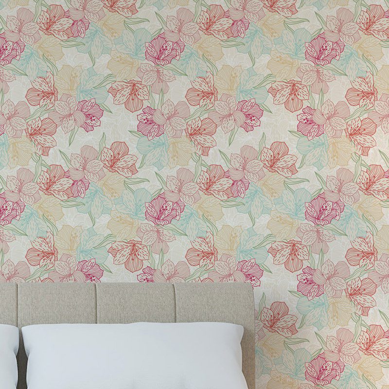 Papel de Parede Adesivo Floral