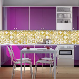 Adesivo de Azulejo para Cozinha Arenito Ladrilho Hidráulico