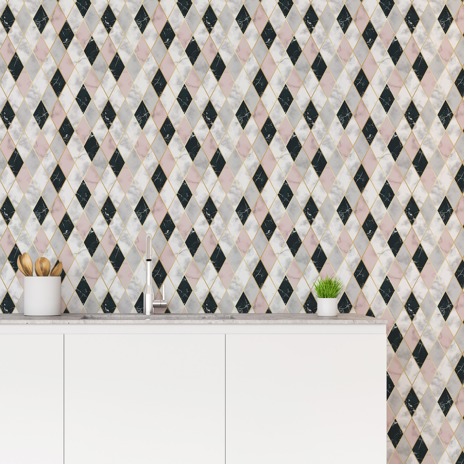 cenario_papel_de_parede_marmore_triangulos_1900