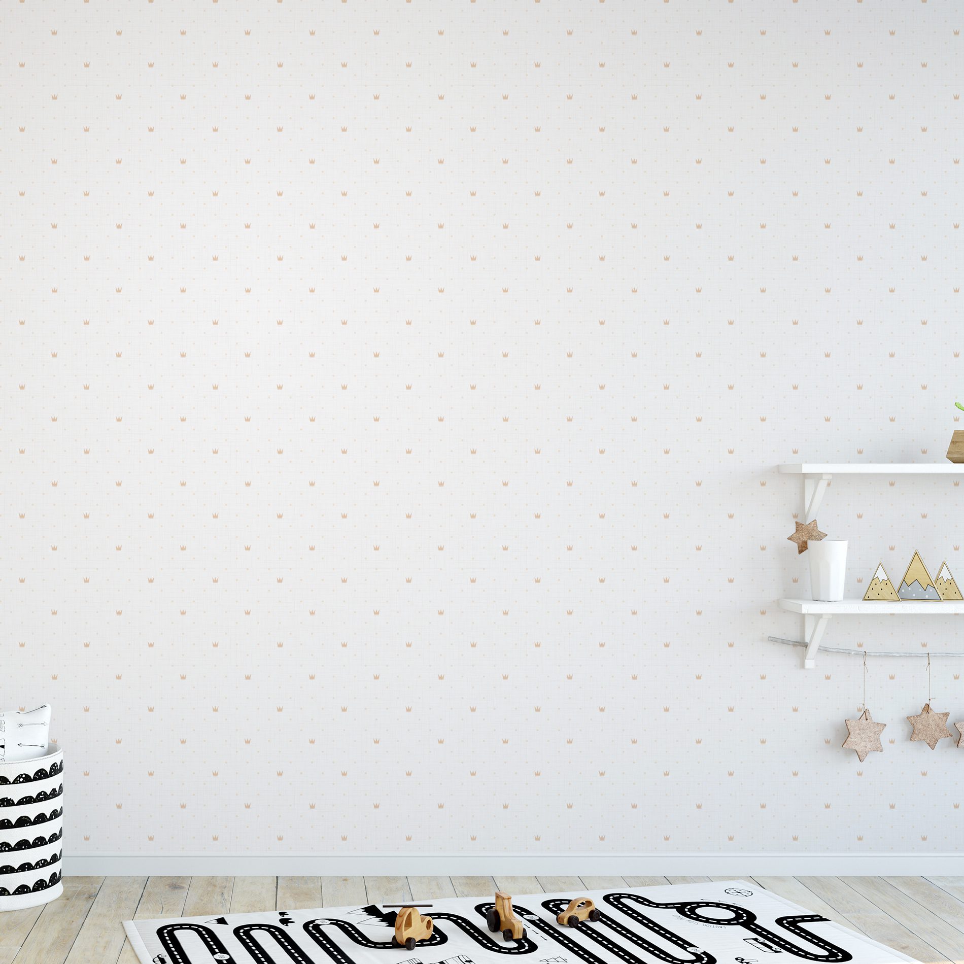 Papel de Parede Infantil Coroa
