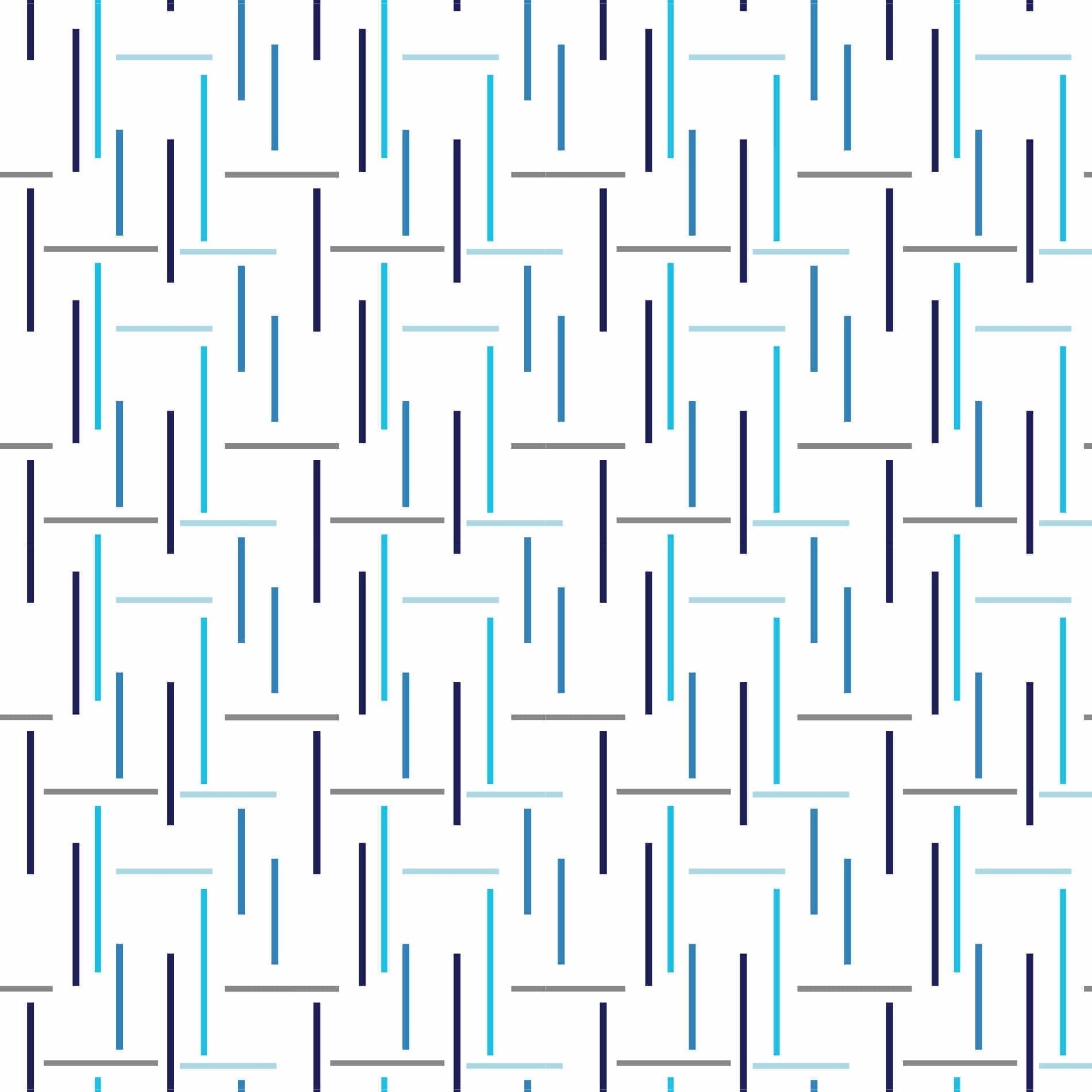 Papel de Parede Adesivo Riscos Azul 2,70x0,57m