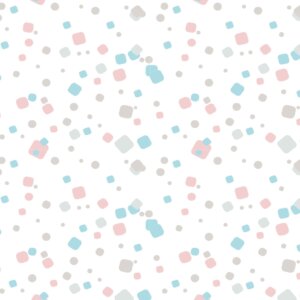Papel de Parede Quadrados Azul Cinza e Rosa