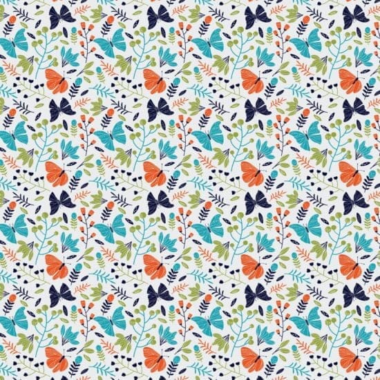 Papel de Parede Borboletas na Floresta para Quarto 2,70×0,57m